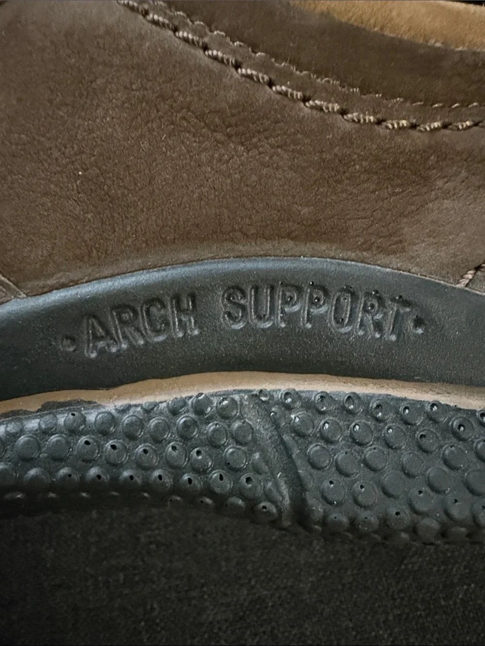 ECCO Brown Nubuck Leather Lace Up Arch Support Comfort Shoes EU 41